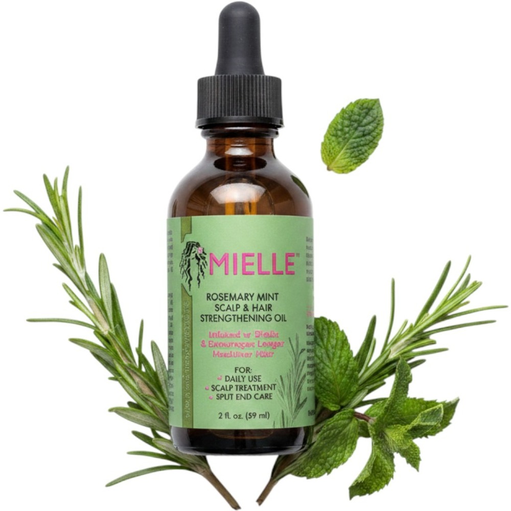 Mielle Rosemary Mint Scalp & Hair Strengthening Oil with Biotin Hair growth